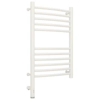 Полотенцесушитель электрический 600x400 белый матовый МЭМ левый, перемычка выгнутая Сунержа Богема 3.0 30-5802-6040