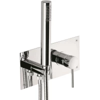 Смеситель для душа Emmevi Piper 45052/CR встраиваемый, с душевым гарнитуром, хром