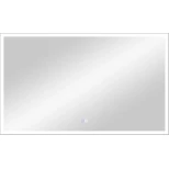 Изображение товара зеркало misty веритате вер-02-100/60-14 100x60 см, с led-подсветкой, сенсорным выключателем, диммером, антизапотеванием, серый матовый