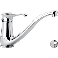 Смеситель для кухни Emmevi Tiffany 6095/BC хром/белый