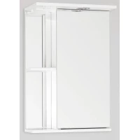 Зеркальный шкаф 45x73 см белый глянец Style Line Николь ЛС-00000115