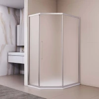 Душевой уголок RGW PA-86 New Passage 38088690-21N 100x90 см, профиль хром, стекло матовое