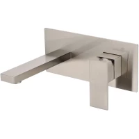 Смеситель для раковины Grocenberg GB588NK встраиваемый, никель