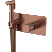 Гигиенический душ Boheme Stick Spirale 127-BRB.4 со смесителем, бронза матовая