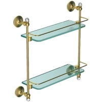 Полка стеклянная 45,7 см Art&Max Antic Crystal AM-E-2682BSJ-Do