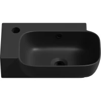 Раковина Lavinia Boho Bathroom Sink 33311054 40x24 см R, рукомойник, черный матовый