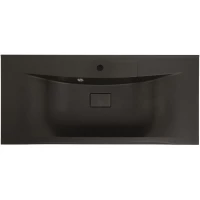 Раковина Art&Max Bianchi AM-LAV-900-MR-FP-Nero 90x45 см, накладная, черный матовый