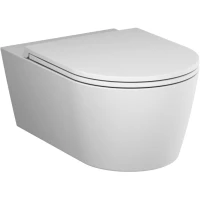 Унитаз подвесной Am.Pm Func C8F1701MWSC безободковый, с сиденьем микролифт, белый матовый