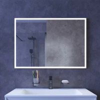 Зеркало 100x70 см черный IDDIS Slide SLI1000i98