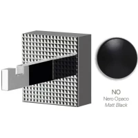 Крючок Cezares Prizma PRIZMA-HK1-NOP для ванны, черный матовый