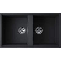 Кухонная мойка Omoikiri Artceramic Kitagawa 83-2-U-GB 4993811 83,6x48,8 см, графит