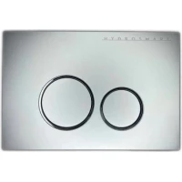 Кнопка смыва Nofer Hydrosmart 07812.S для инсталляции, матовый хром/хром/матовый хром