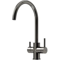 Смеситель для кухни Sancos Taper SC4012GG с подключением к фильтру, вороненая сталь