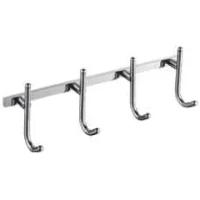 Планка с крючками Gappo G201-4 для ванны, хром