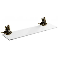 Полка стеклянная 60 см бронза Art&Max Fairy AM-0983-B