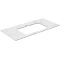 Столешница 100 см белый матовый для раковин встраиваемых сверху Kerama Marazzi Plaza Classic Монте Тиберио PL2.SG507120R\100 - 1