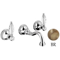 Смеситель для раковины Webert Alexandra AL750404065 встраиваемый, без донного клапана, бронза