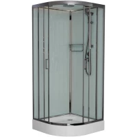 Душевая кабина 110x110x220 см Frank F410 М Brilliant 20082 текстурное стекло