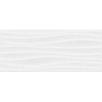 Плитка настенная Monocolor sugar white белый 02 25x60