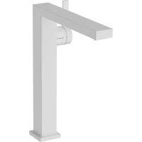 Смеситель для раковины Hansgrohe Tecturis E 73073700 CoolStart, с донным клапаном, белый матовый