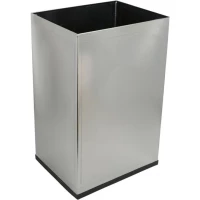 Контейнер для мусора Nofer 14075.65.SC.B 65л, напольный, хром