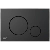 Кнопка смыва AlcaPlast M678 для инсталляции, черный матовый