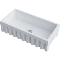 Кухонная мойка Omoikiri Natceramic Mikura 91-WH 4997086 91x46 см, белый