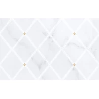 Декор Милан светло-серый 02 25x40