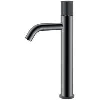 Смеситель для раковины Boheme Stick Linea 122-SGM.3 графит глянец