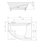 Акриловая ванна 170x130 см R Alpen Tandem A07611 - 3
