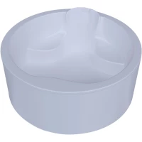 Акриловая ванна Aquatek Аура AUR180-0000033 180x180 см, отдельностоящая, белый