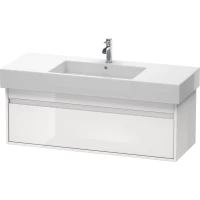 Тумба белый глянец 120 см Duravit Ketho KT669202222