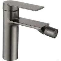 Смеситель для биде Rea Storm REA-B4582 без донного клапана, оружейная сталь