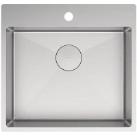 Кухонная мойка Lemark Janga 540 9937109 54x51 см, нержавеющая сталь