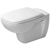 Унитаз подвесной Duravit D-Code 45700900A1 безободковый, с сиденьем микролифт, альпийский белый