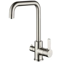 Смеситель для кухни с подключением к фильтру Paulmark Logas LO213021-NI