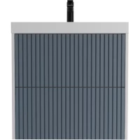 Тумба графит матовый/белый матовый 60,2 см Style Line Стокгольм ЛС-00002306