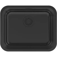 Кухонная мойка Paulmark Vello VE53-MBN 53,3x43,3 см, черный матовый