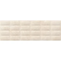 Плитка настенная Mei Soft Marble 24x74 светло-бежевая, рельеф