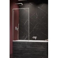 Шторка на ванну Radaway Modo F SL Brushed Nickel PNJ II 50 Left 10406050-91-01L профиль никель матовый, стекло прозрачное