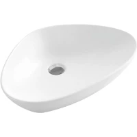 Раковина-чаша CeramaLux 7472B 59,5x39,5 см, накладная, белый