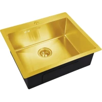 Кухонная мойка Zorg SZR-5951 BRONZE 59x51 см, бронза