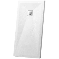 Душевой поддон из литьевого мрамора 100x80 см Vincea VST-4SR8010W