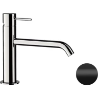 Смеситель для раковины Remer X Style X12ANO без донного клапана, черный матовый