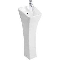 Раковина CeramaLux M9012 28x31 см, напольная, белый
