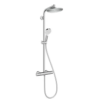 Душевая система с термостатом Hansgrohe Crometta S 240 1jet Showerpipe, EcoSmart, 9 л/мин 27268000