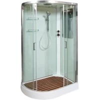 Душевая кабина 120x80x220 см Deto A102R прозрачное