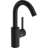 Смеситель для раковины Hansgrohe Zesis S 74740670 CoolStart, с донным клапаном, черный матовый