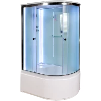 Душевая кабина 120x80x220 см Deto D120SLLED матовое