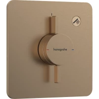 Смеситель для душа Hansgrohe DuoTurn Q 75614140 встраиваемый, бронза